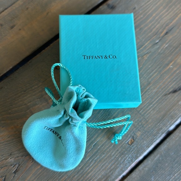 Vintage Tiffany Beaded Sterling & Enamel Key Pendant on chain - Picture 5 of 14